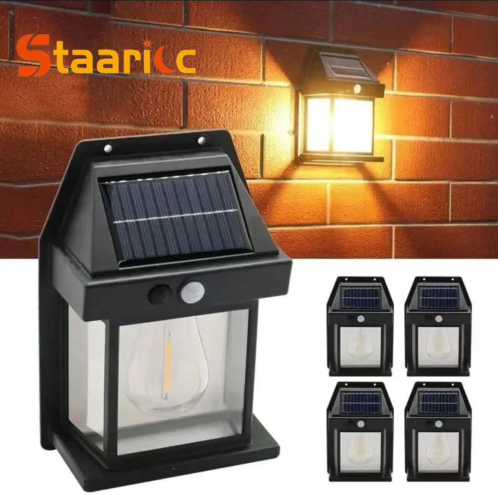 Smart Garden Solar - Lámpara Solar de Pared para Exteriores
