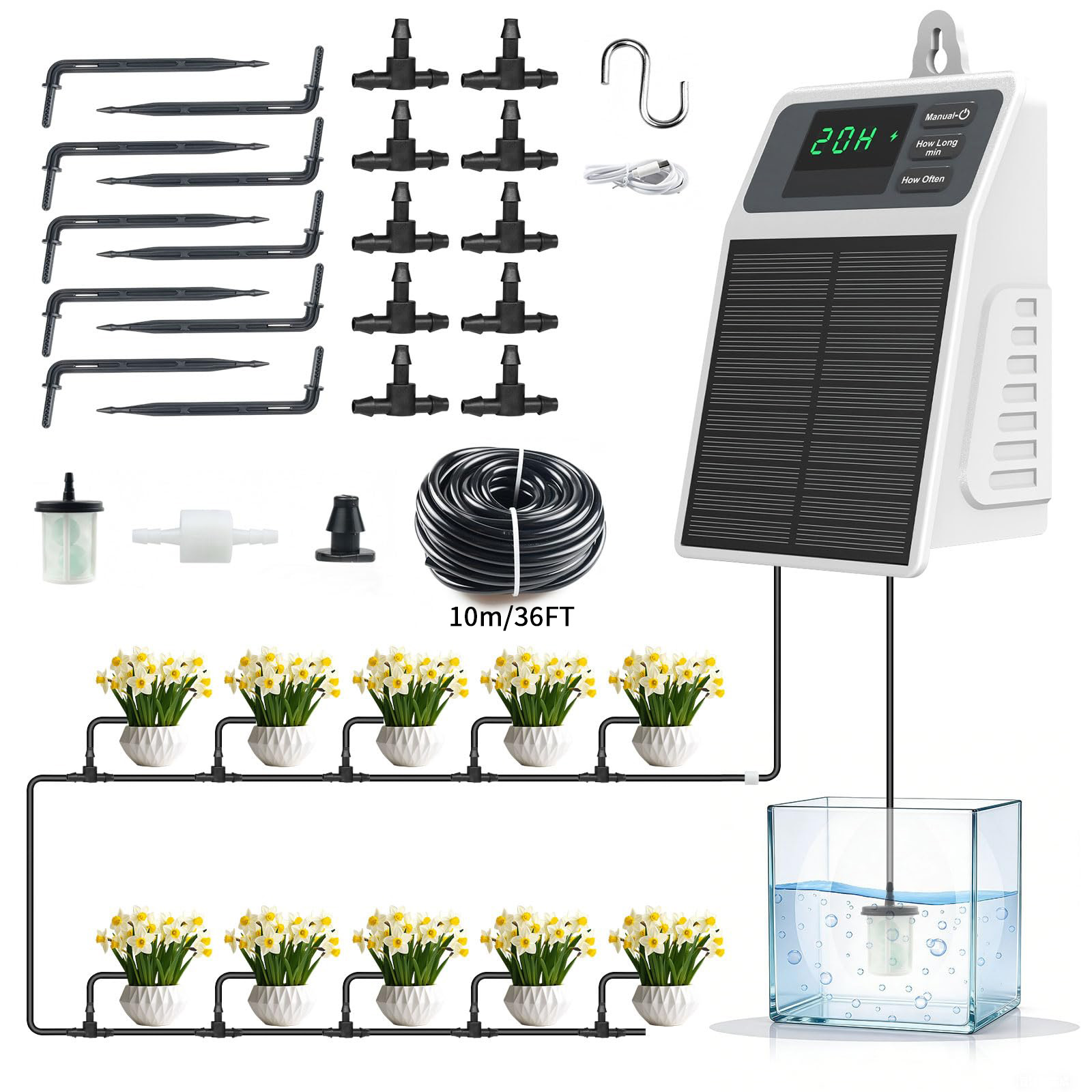 Smart Garden Project - Sistema de Riego por Goteo Solar