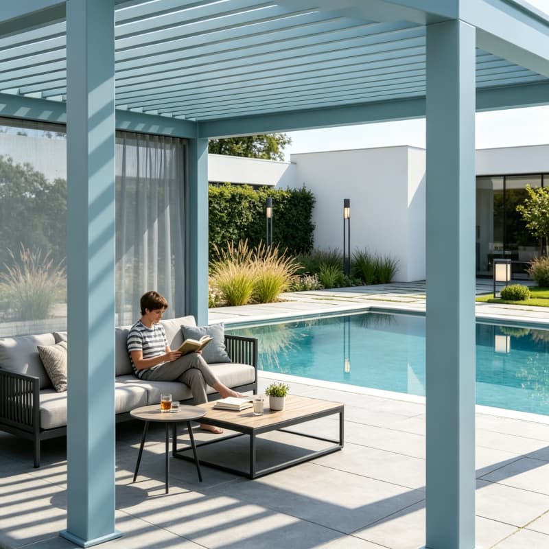 Smart Garden Electric Pergola - Pérgola Eléctrica Inteligente de Aluminio con