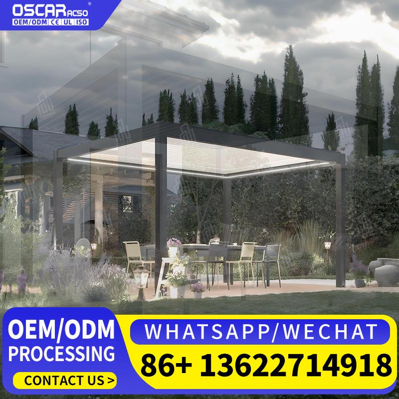 Smart Garden Electric Pergola - Pérgola retráctil eléctrica inteligente de pared