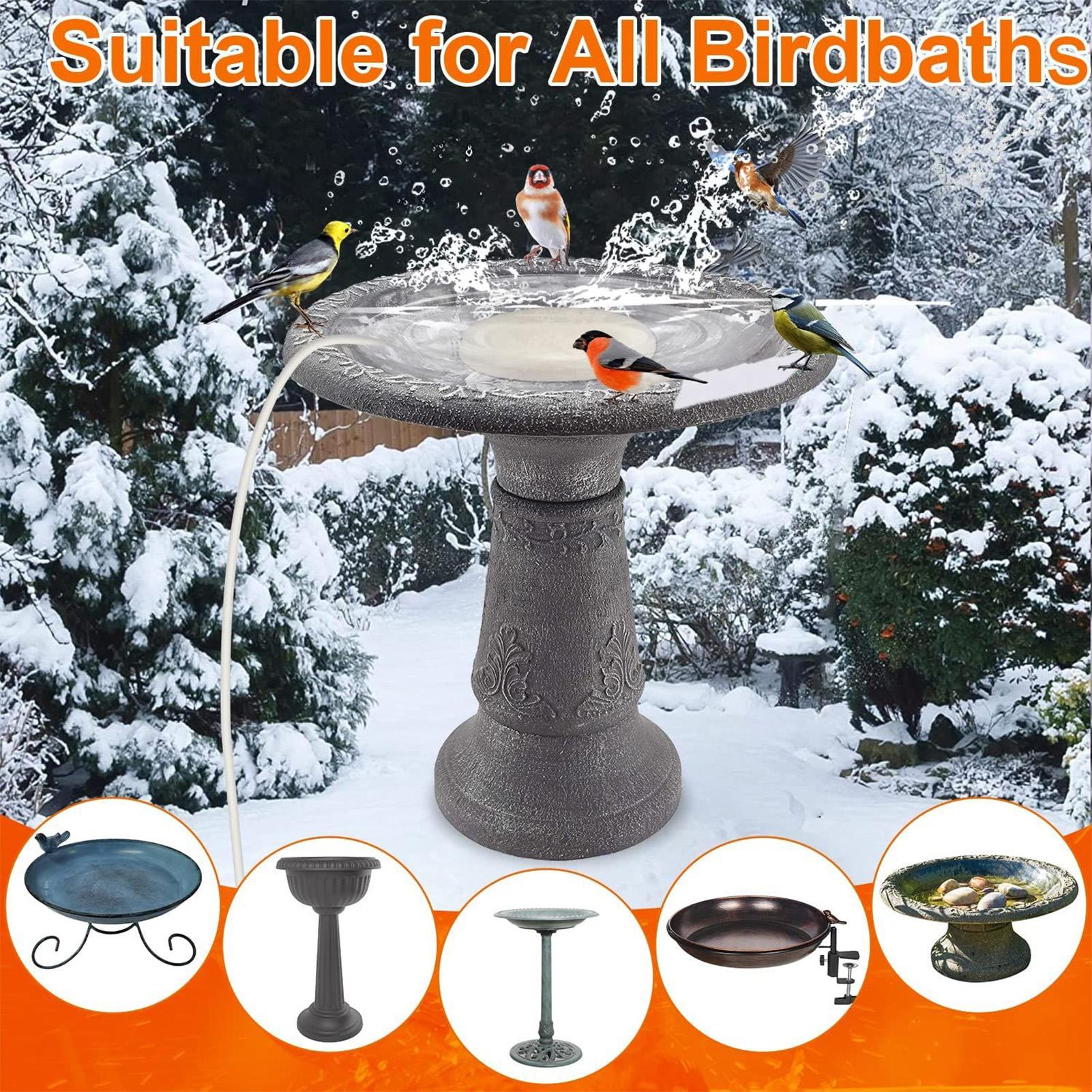 Calentador de agua para bebede - Smart Garden Bird Bath reseña y precio