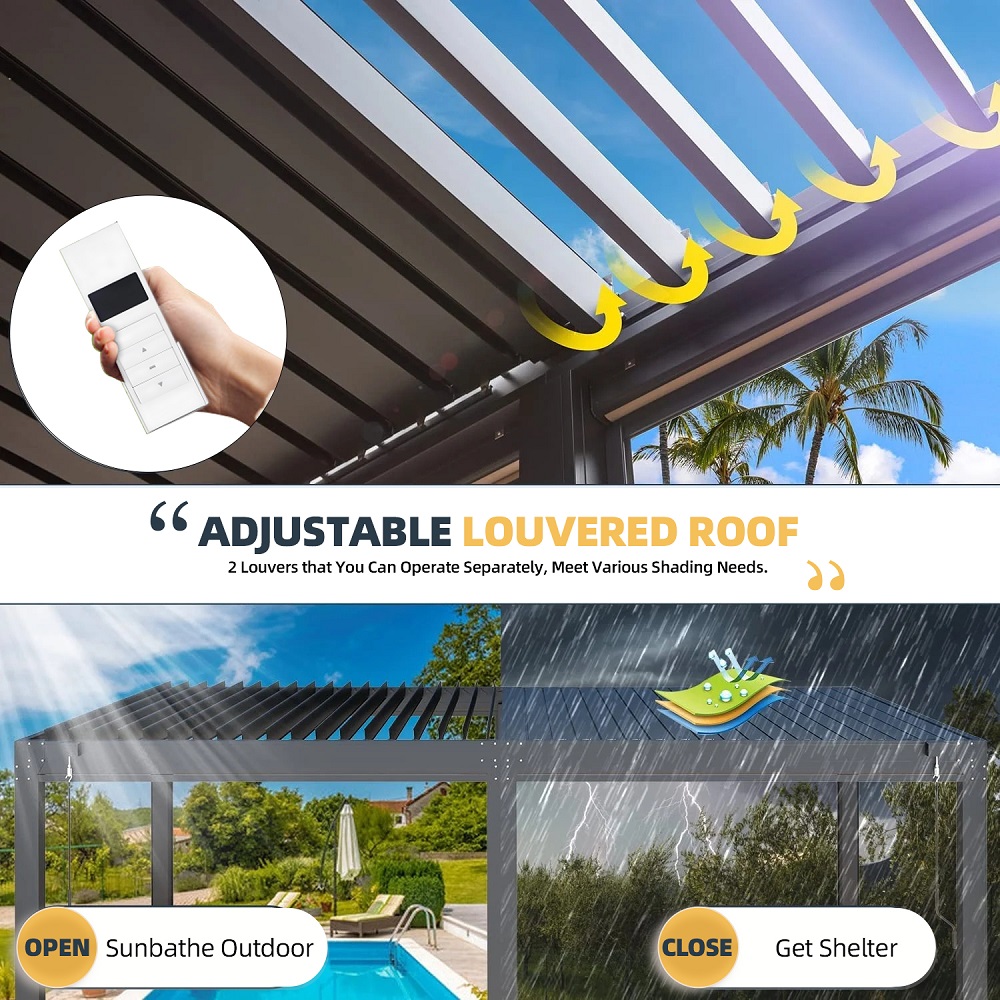 Gazebo Plegable Moderno Person - Smart Garden Electric Pergola reseña y precio