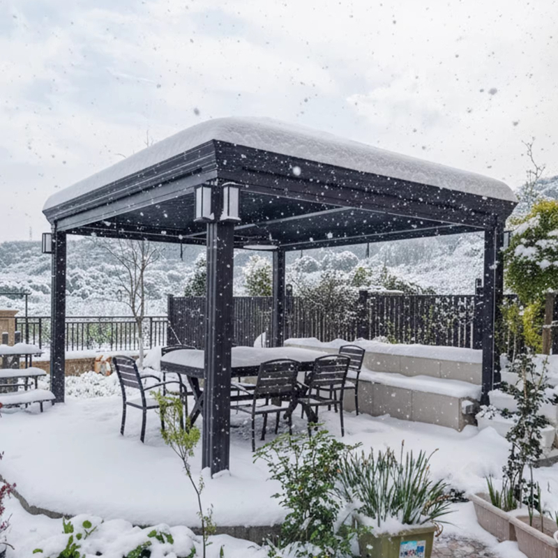 Pabellón con persianas eléctri - Smart Garden Electric Pergola reseña y precio