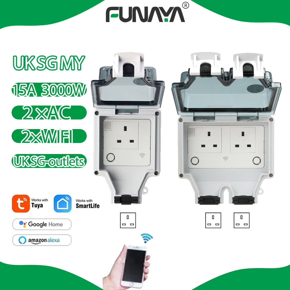 Tuya WIFI enchufe inteligente  - Smart Garden Uk reseña y precio