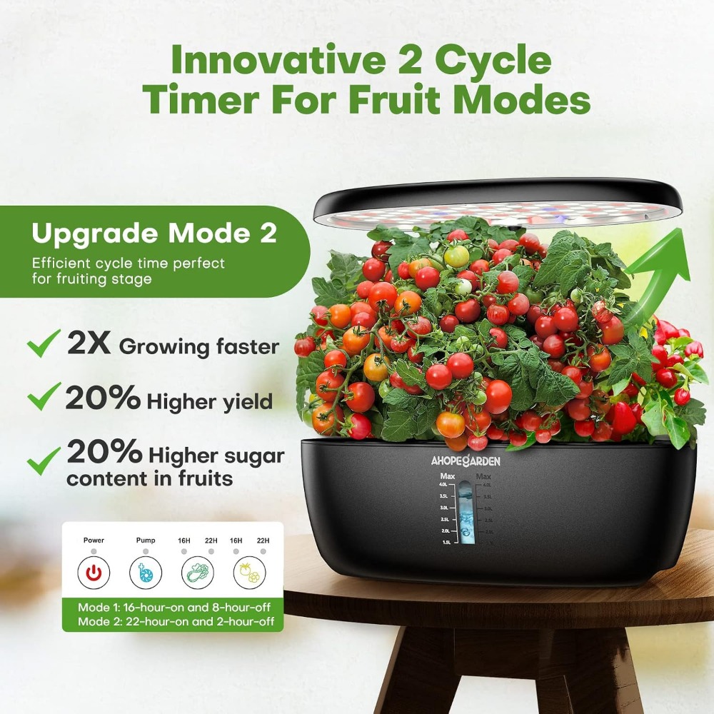 Jardín Hidropónico de 12 Macet - Hydroponic Grow Pod reseña y precio