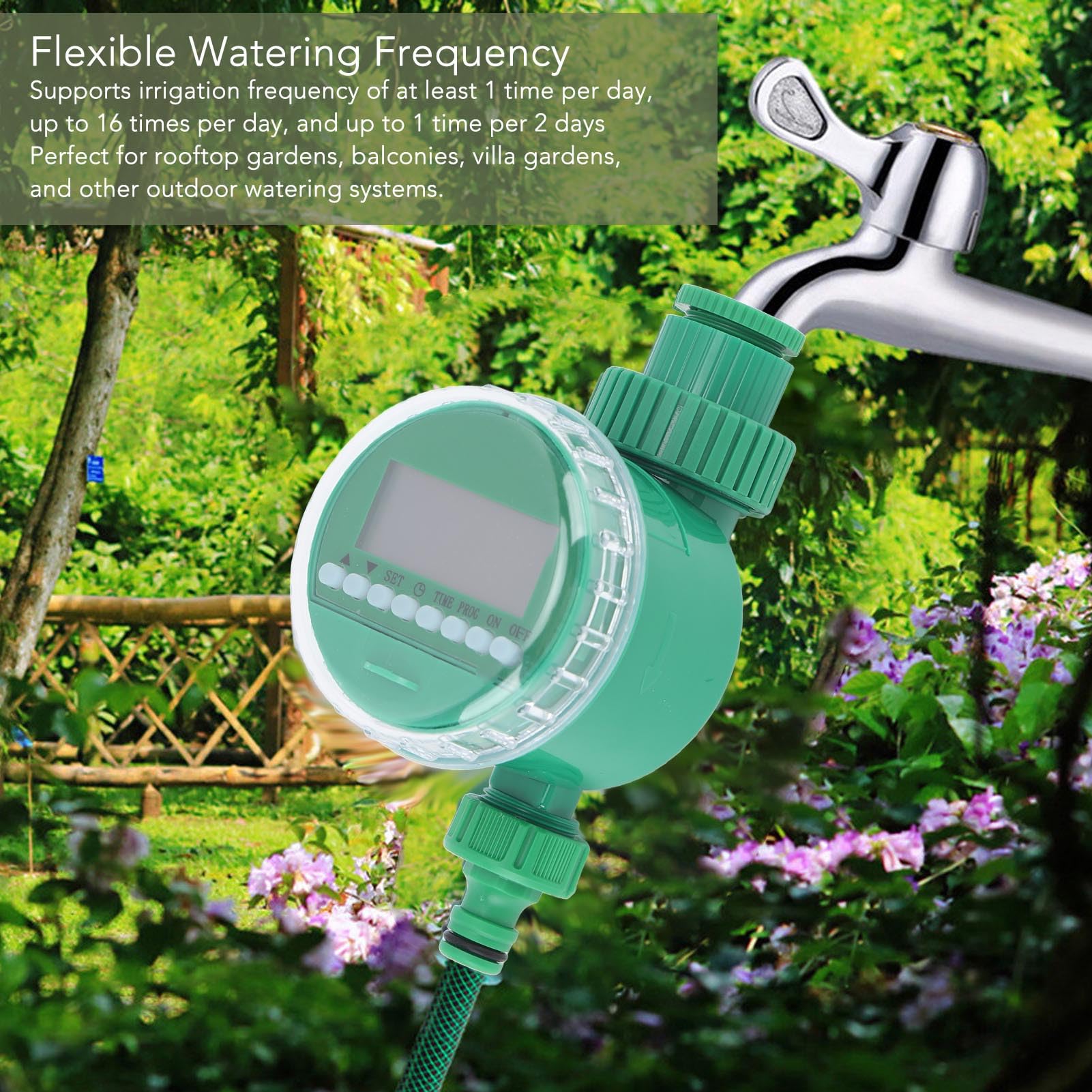 Temporizador electrónico de ri - Smart Garden Hose Timer reseña y precio