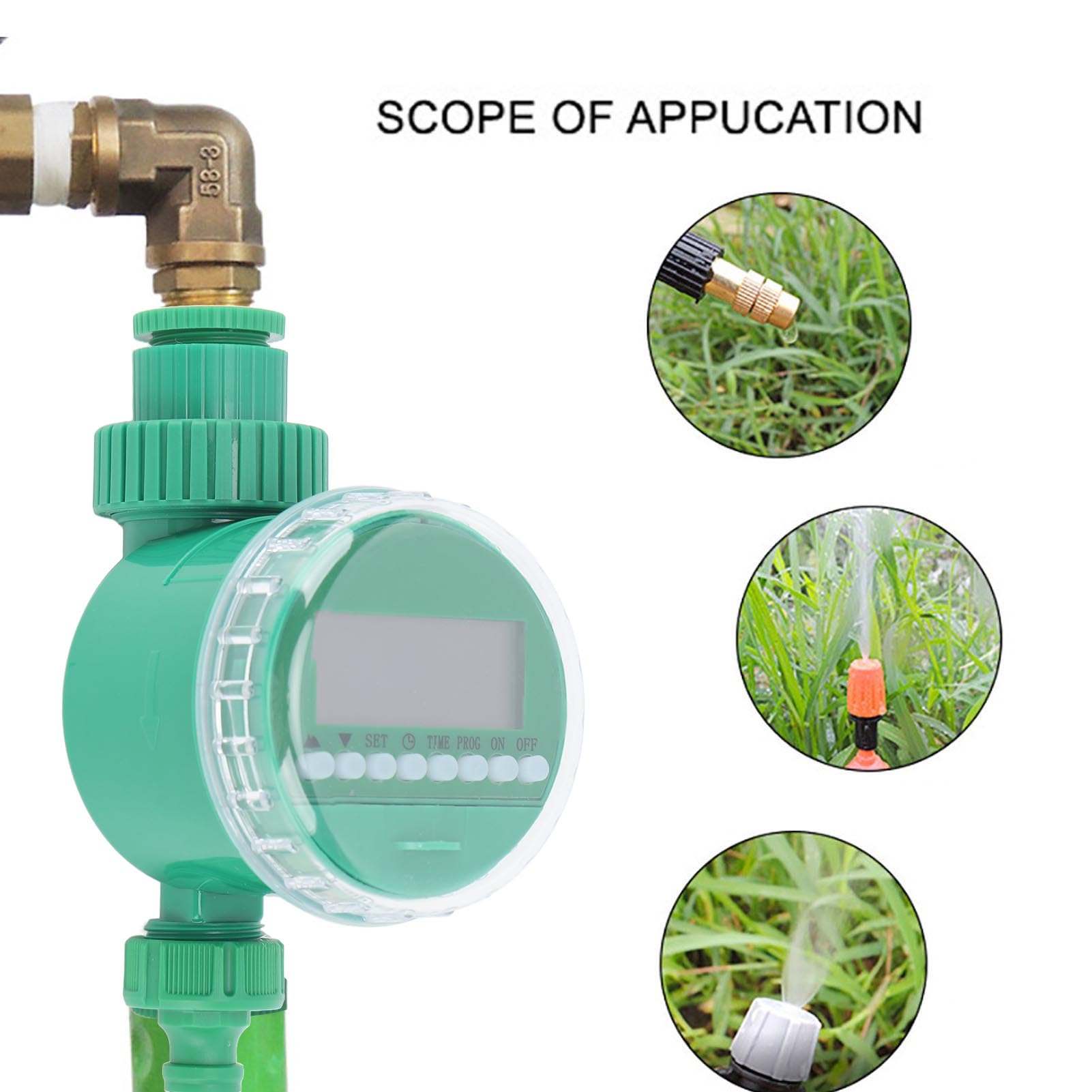 Temporizador electrónico de ri - Smart Garden Hose Timer reseña y precio