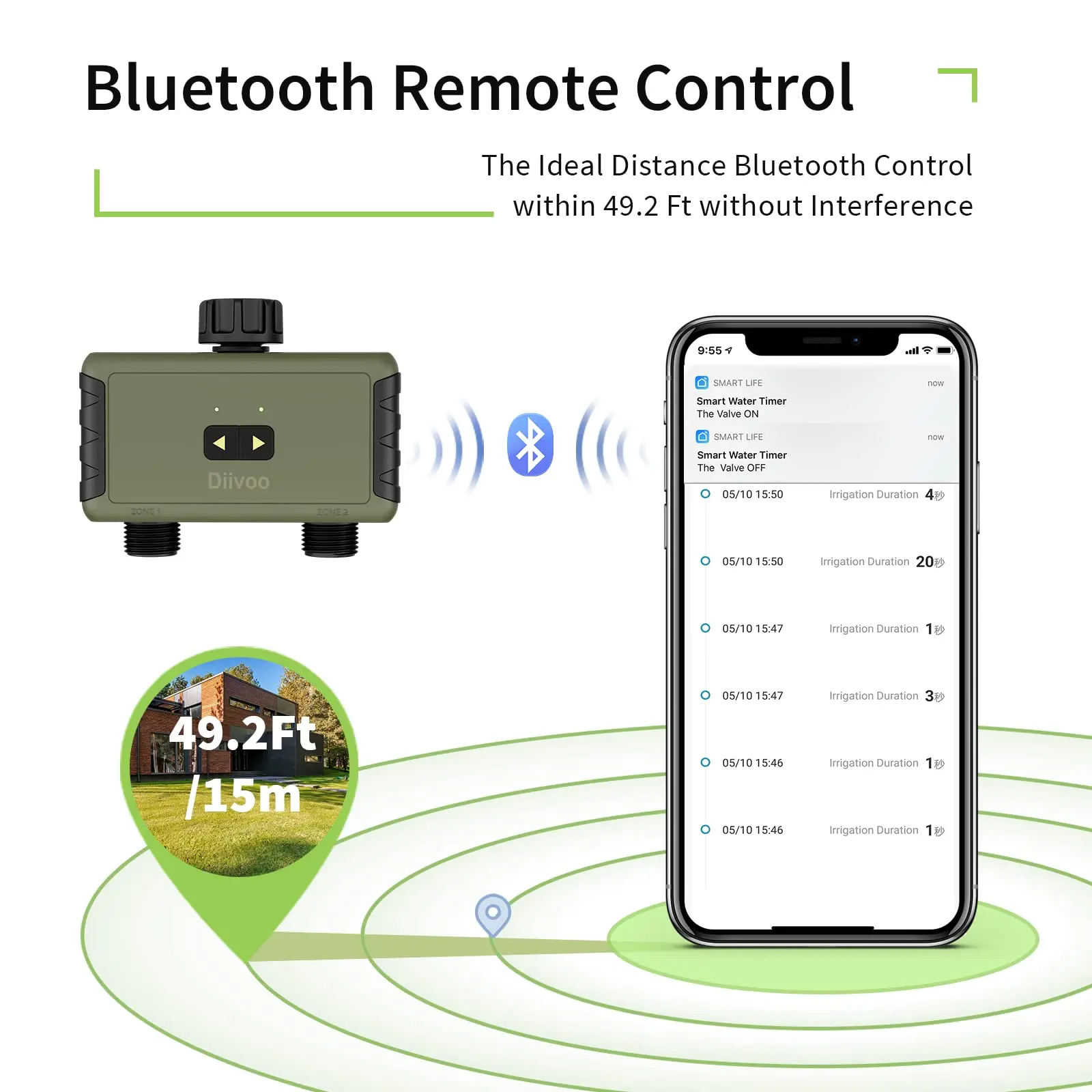 Temporizador de Riego Diivoo c - Smart Garden Hose Timer reseña y precio