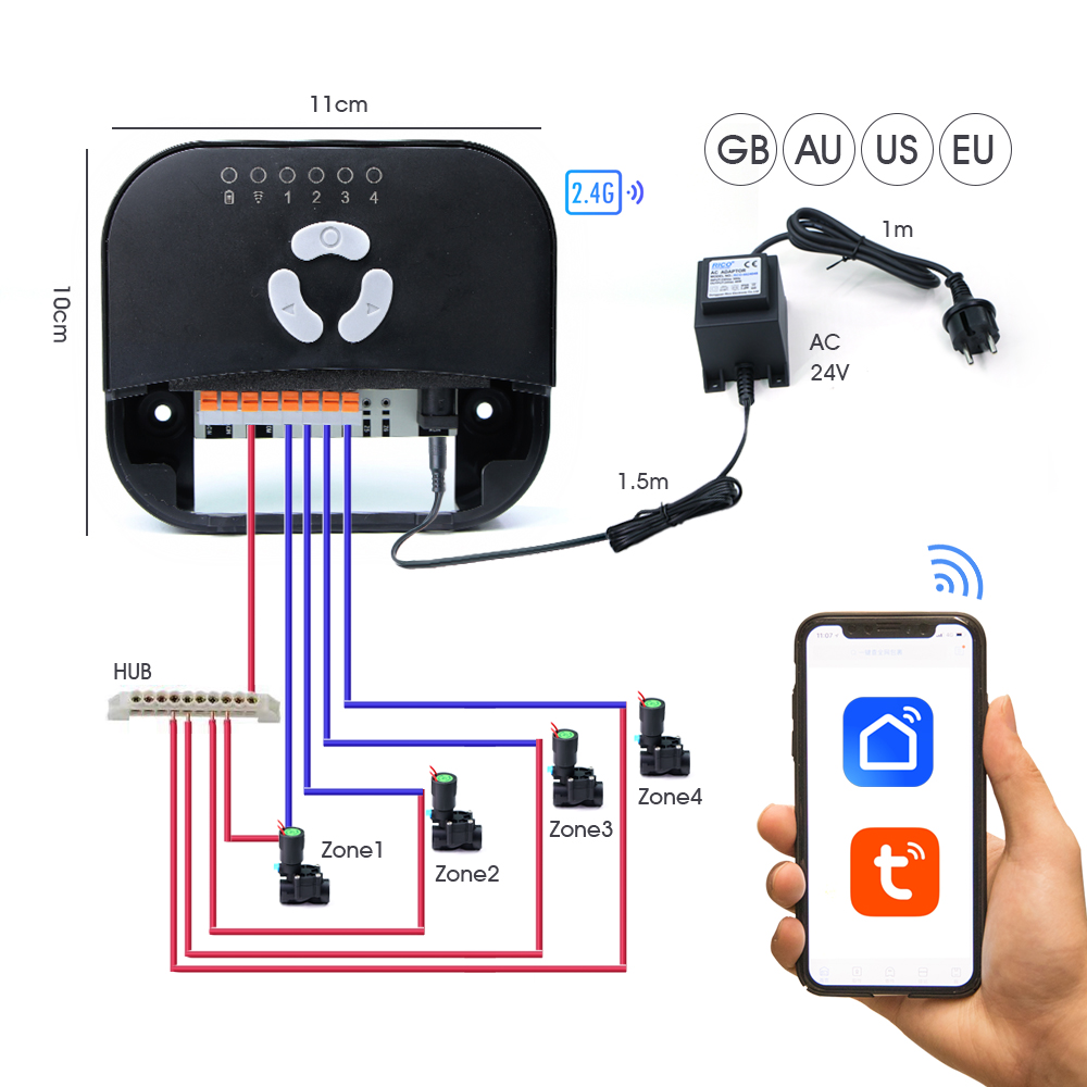 Controlador de válvula solenoi - Smart Garden Hose Timer reseña y precio