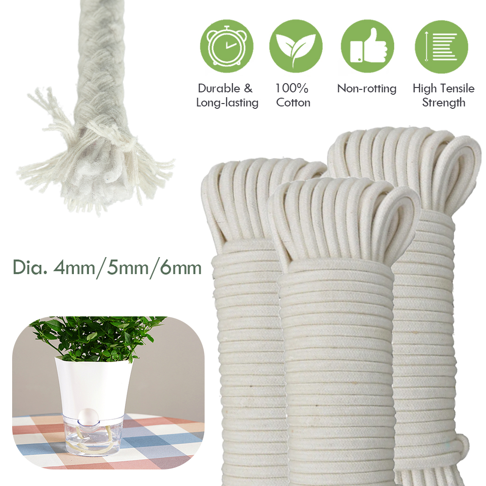 Cordón de mecha de algodón de  - Smart Garden Project reseña y precio