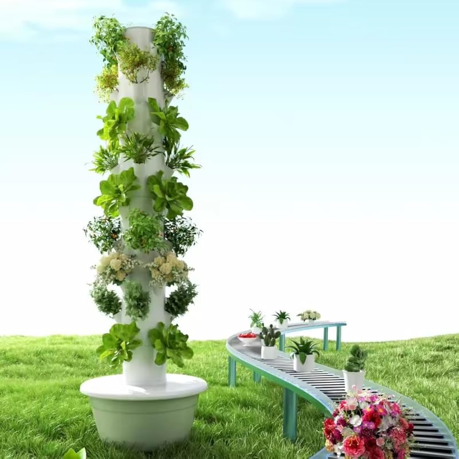 Torre de Cultivo Hidropónico V - Hydroponic Grow Pod reseña y precio