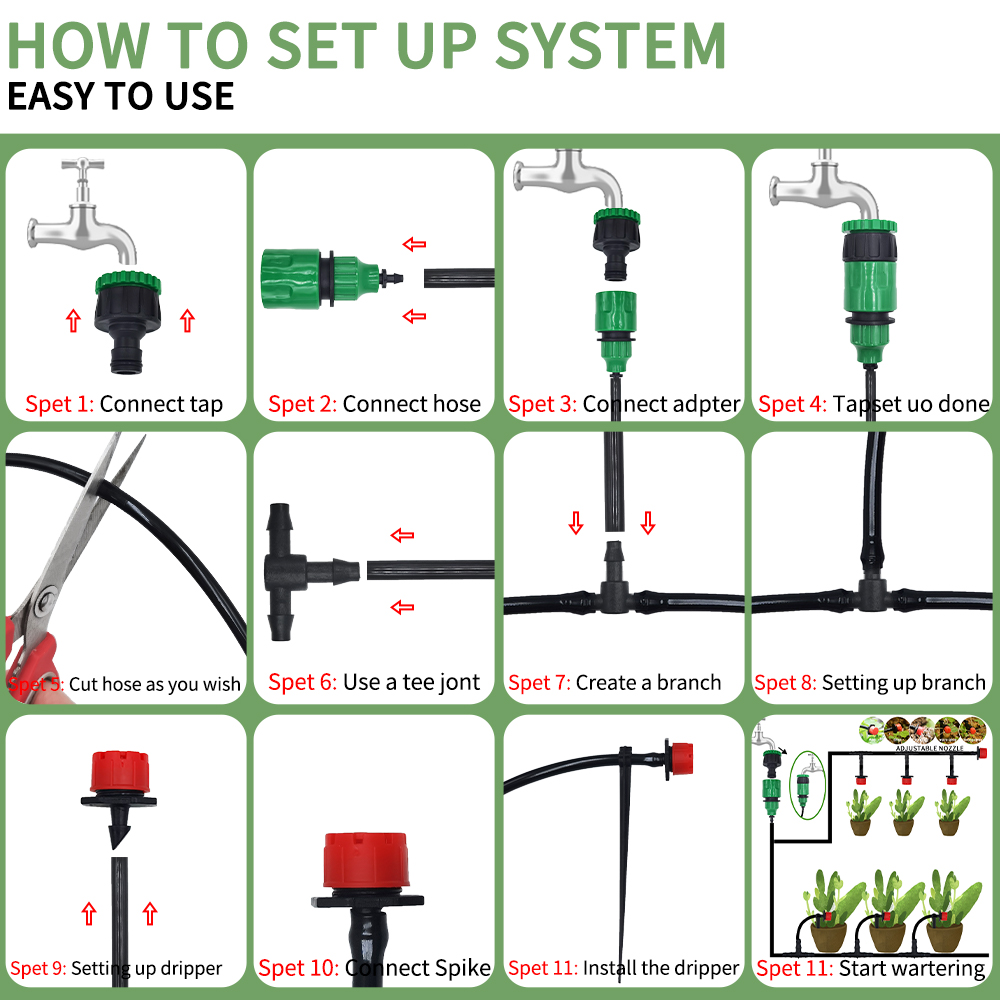 Sistema de riego por microgote - Smart Garden Project reseña y precio